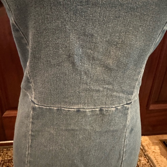 Nanette Lepore Denim Ruffle Mini Dress - Picture 9 of 9